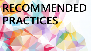 Recommended Practices