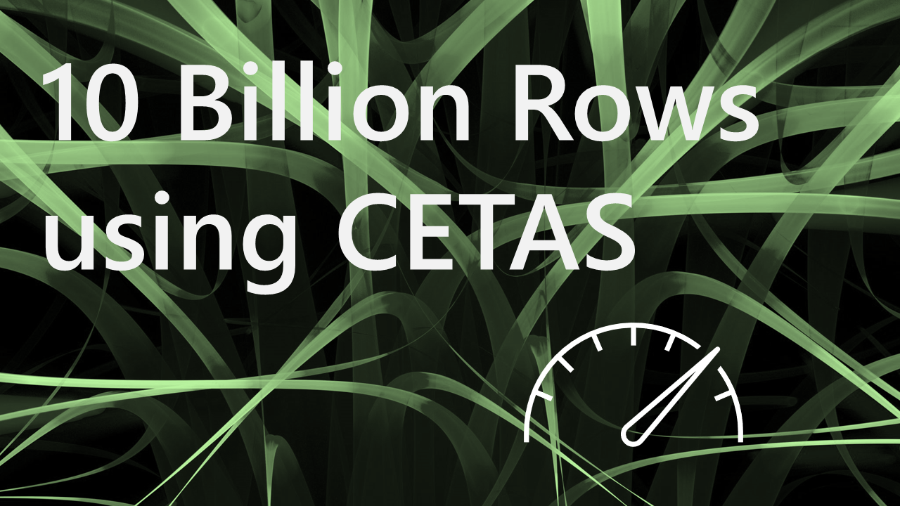 10 Billion Rows: Parquet File Size and Distribution When using CETAS 10 Billion Rows: Parquet File Size and Distribution When using CETAS
