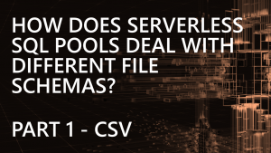 How does Serverless SQL Pools deal with different file schemas