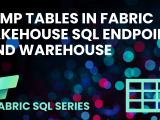 Temp Tables in Fabric Lakehouse SQL Endpoint and Warehouse